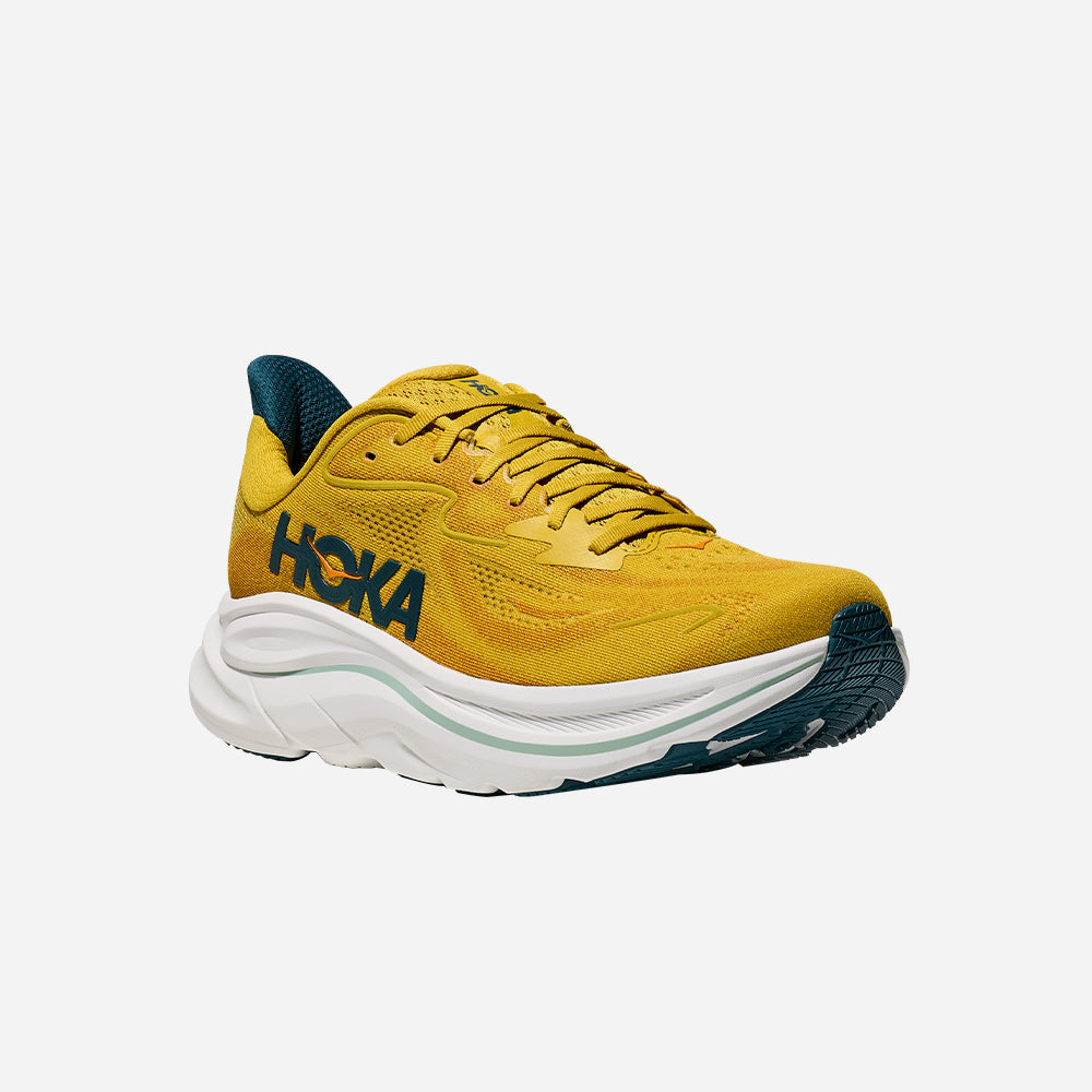 Giày Chạy Bộ Nam HOKA Clifton 10 Wide - Vàng - Supersports Vietnam