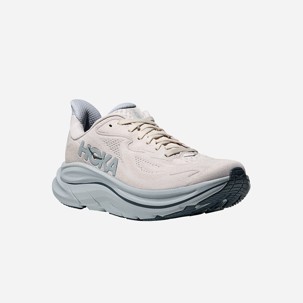 Giày Chạy Bộ Nữ HOKA Clifton 10 Wide - Xám - Supersports Vietnam