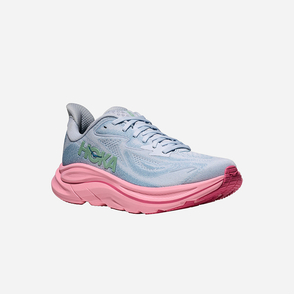 Giày Chạy Bộ Nữ HOKA Clifton 10 Wide - Xanh Dương - Supersports Vietnam