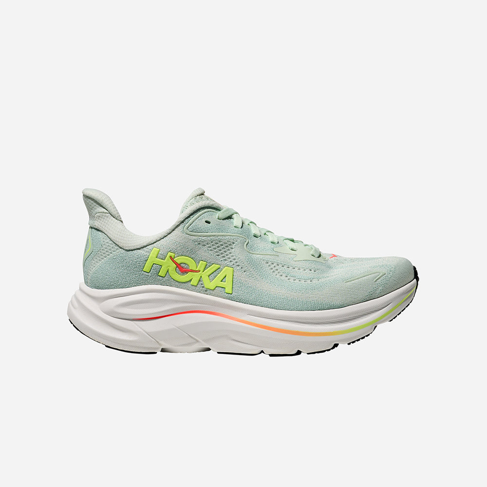 Giày Chạy Bộ Nữ HOKA Clifton 10 Wide - Xanh Mint - Supersports Vietnam