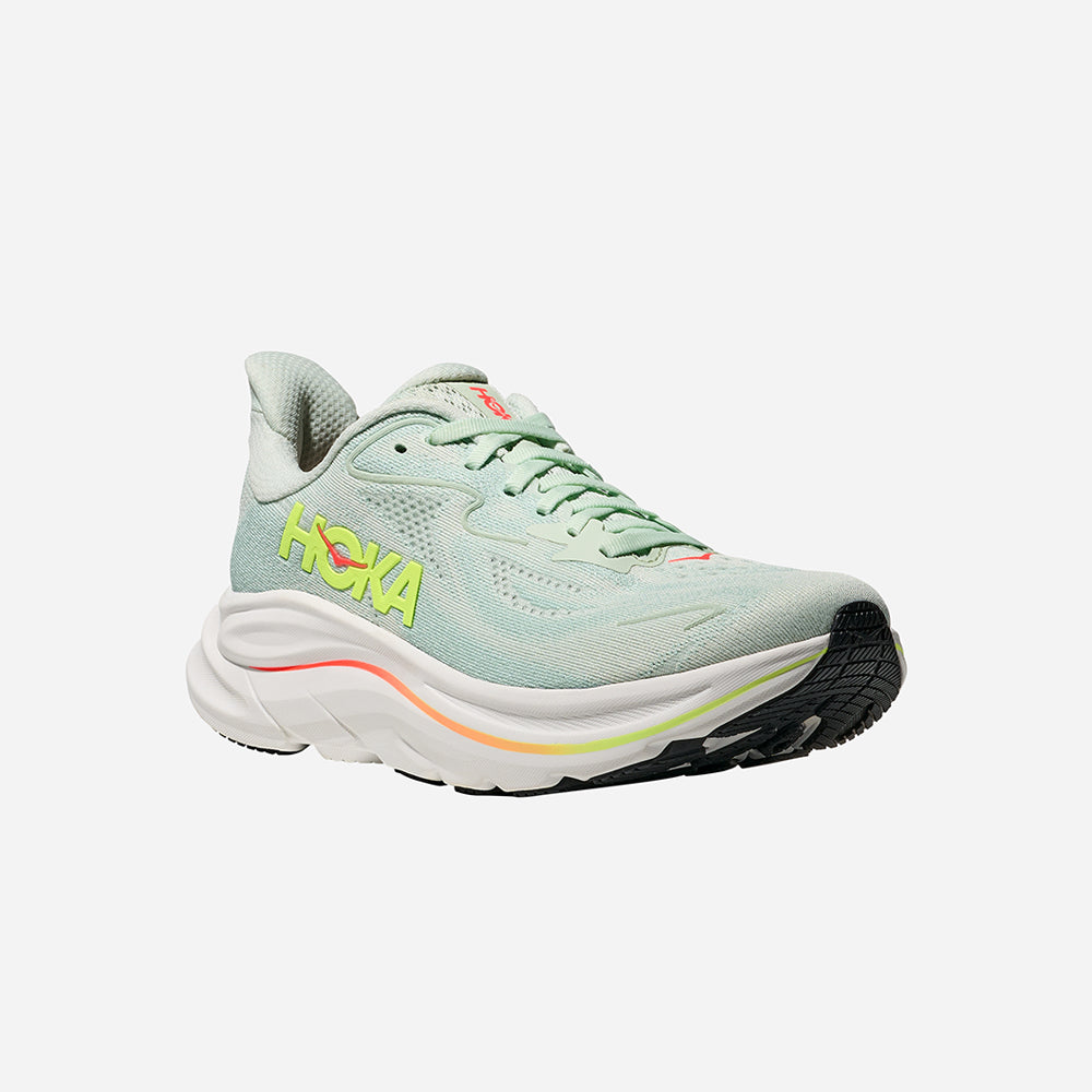 Giày Chạy Bộ Nữ HOKA Clifton 10 Wide - Xanh Mint - Supersports Vietnam