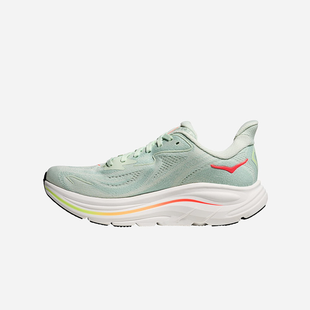 Giày Chạy Bộ Nữ HOKA Clifton 10 Wide - Xanh Mint - Supersports Vietnam