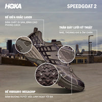 Giày Sneaker Unisex HOKA Speedgoat 2 - Nâu - Supersports Vietnam