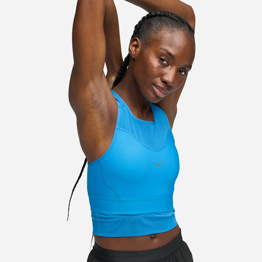 Áo Bra Thể Thao Nữ HOKA Race Day - Xanh Dương - Supersports Vietnam