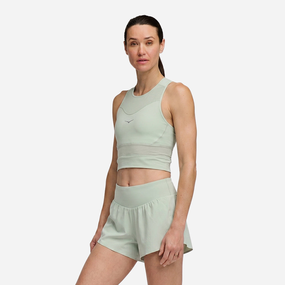 Áo Bra Thể Thao Nữ HOKA Race Day - Xanh Mint - Supersports Vietnam