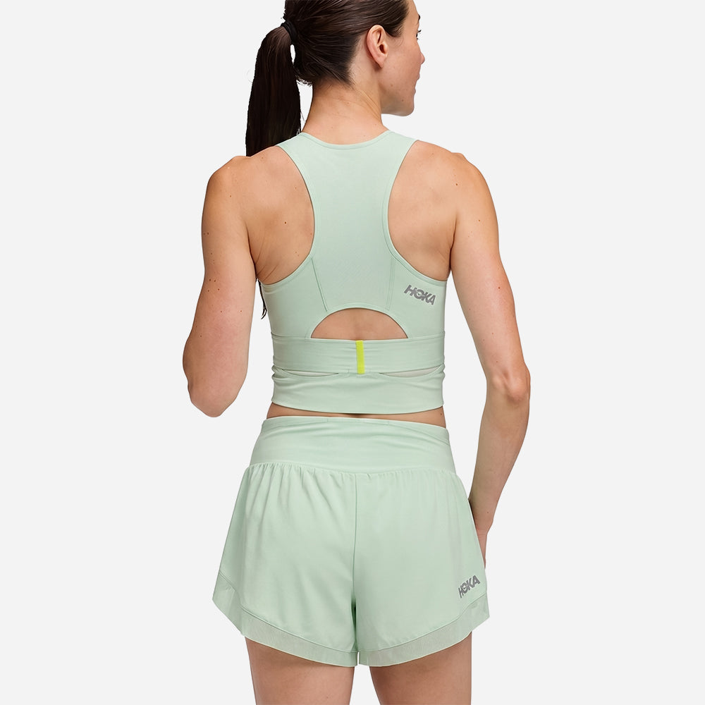 Áo Bra Thể Thao Nữ HOKA Race Day - Xanh Mint - Supersports Vietnam