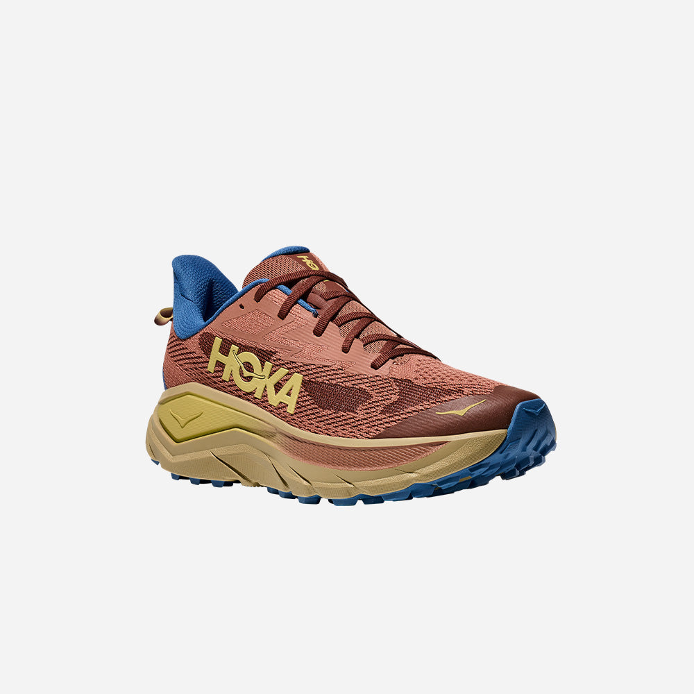 Giày Chạy Trail Nam HOKA Challenger 8 Wide - Nâu - Supersports Vietnam