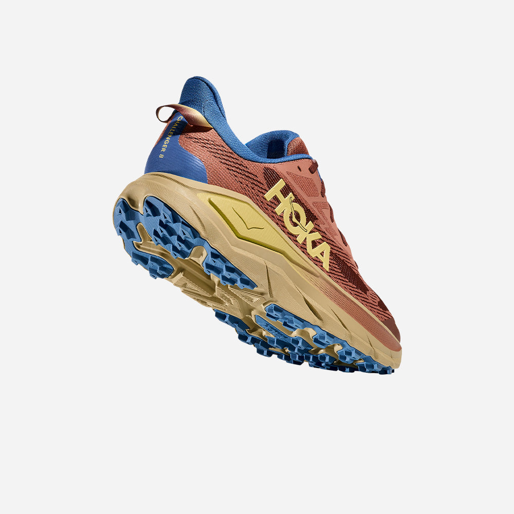Giày Chạy Trail Nam HOKA Challenger 8 Wide - Nâu - Supersports Vietnam