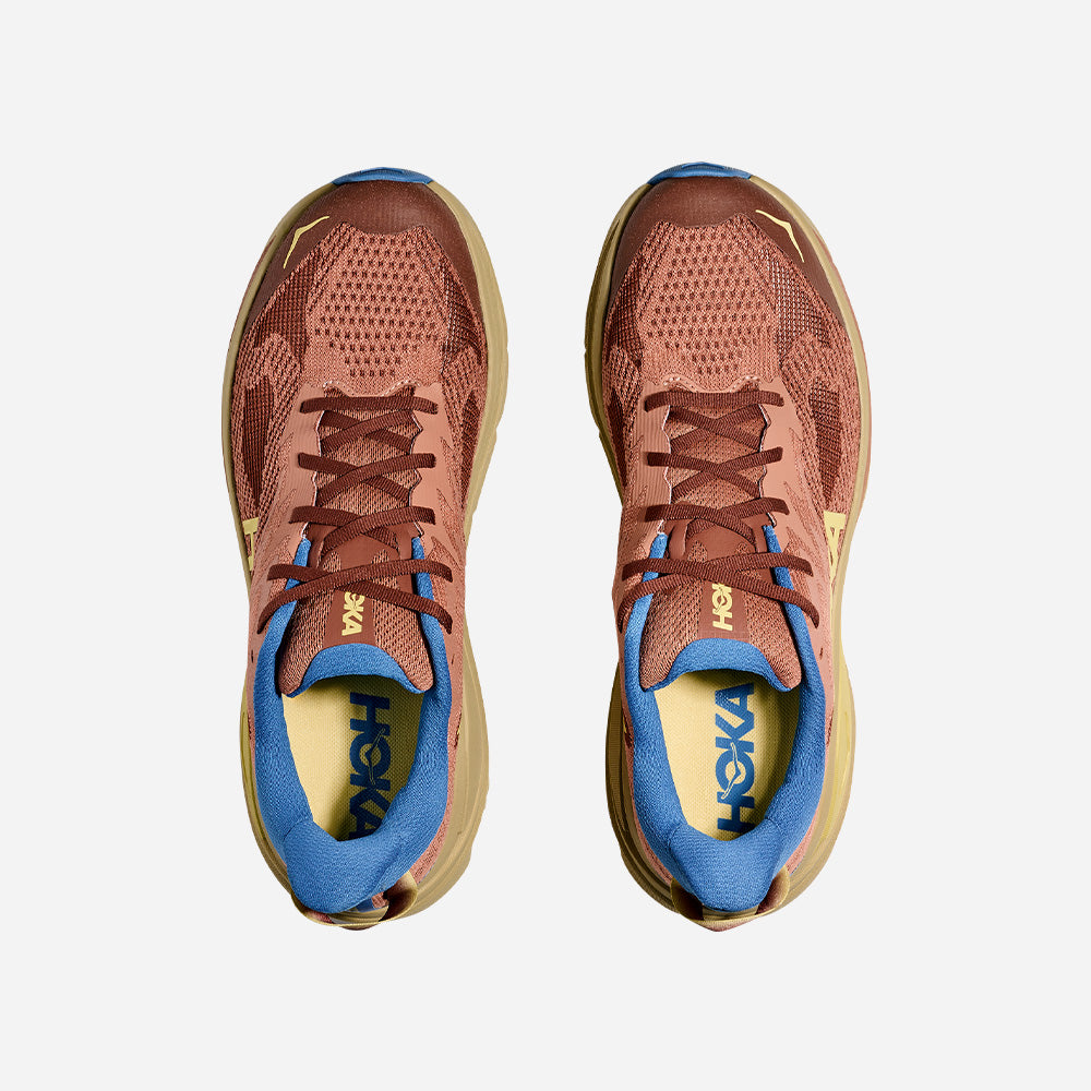 Giày Chạy Trail Nam HOKA Challenger 8 Wide - Nâu - Supersports Vietnam