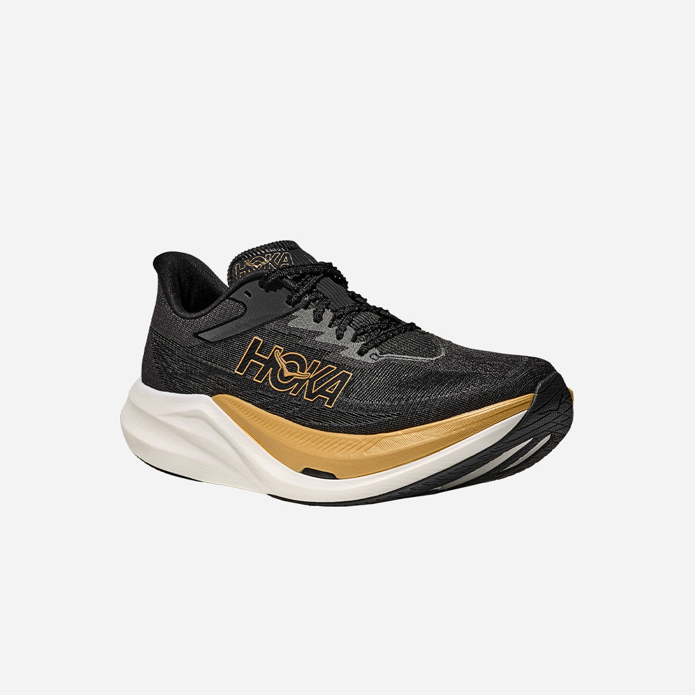 Giày Chạy Bộ Unisex HOKA Rocket X 3 - Đen - Supersports Vietnam