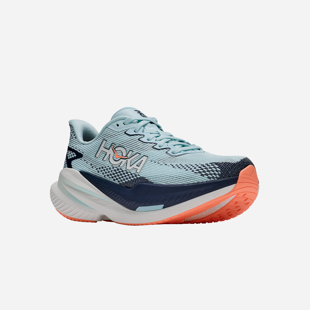 Giày Chạy Bộ Nữ HOKA Mach X 3 Wide - Xanh Dương - Supersports Vietnam