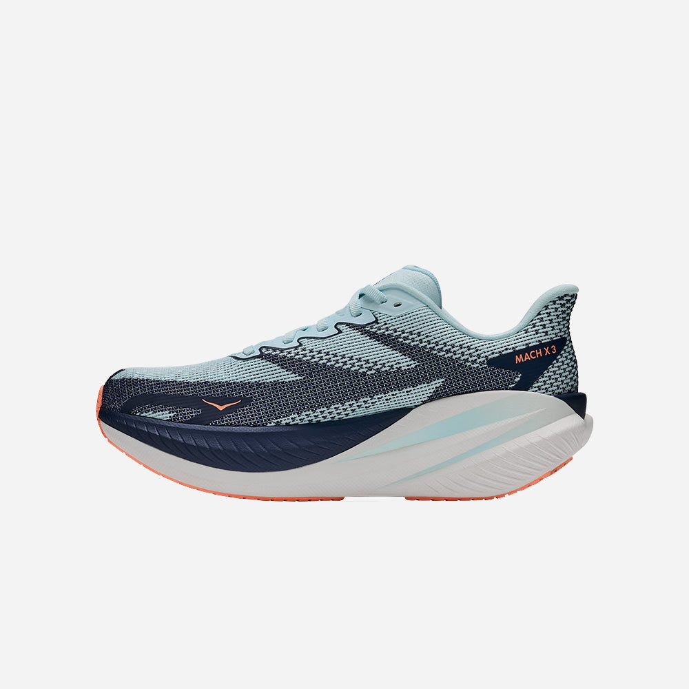Giày Chạy Bộ Nữ HOKA Mach X 3 Wide - Xanh Dương - Supersports Vietnam