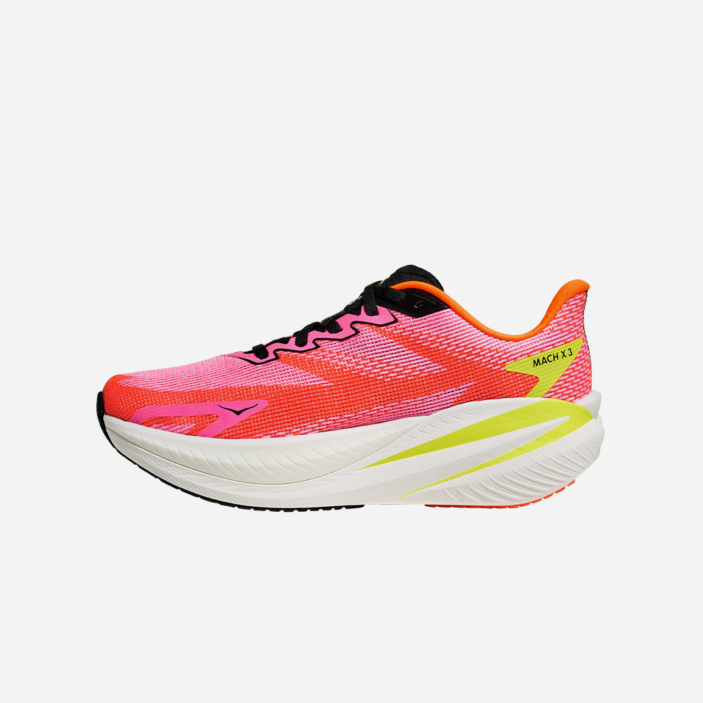 Giày Chạy Bộ Nữ HOKA Mach X 3 Wide - Hồng - Supersports Vietnam