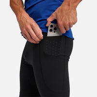 Quần Bó Thể Thao Nam HOKA Skybreeze Half - Đen - Supersports Vietnam