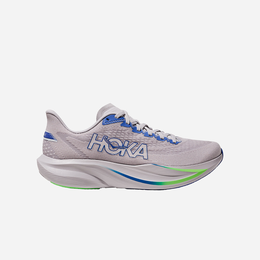 Giày Chạy Bộ Nam HOKA Mach 7 Wide - Xám - Supersports Vietnam