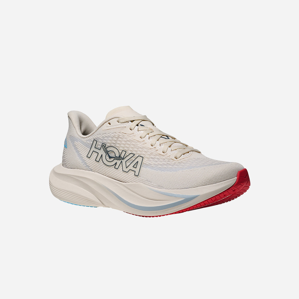 Giày Chạy Bộ Nữ HOKA Mach 7 Wide - Be - Supersports Vietnam