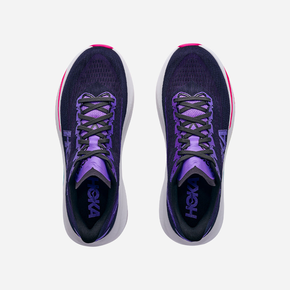 Giày Chạy Bộ Nữ HOKA Mach 7 Wide - Xanh Navy - Supersports Vietnam