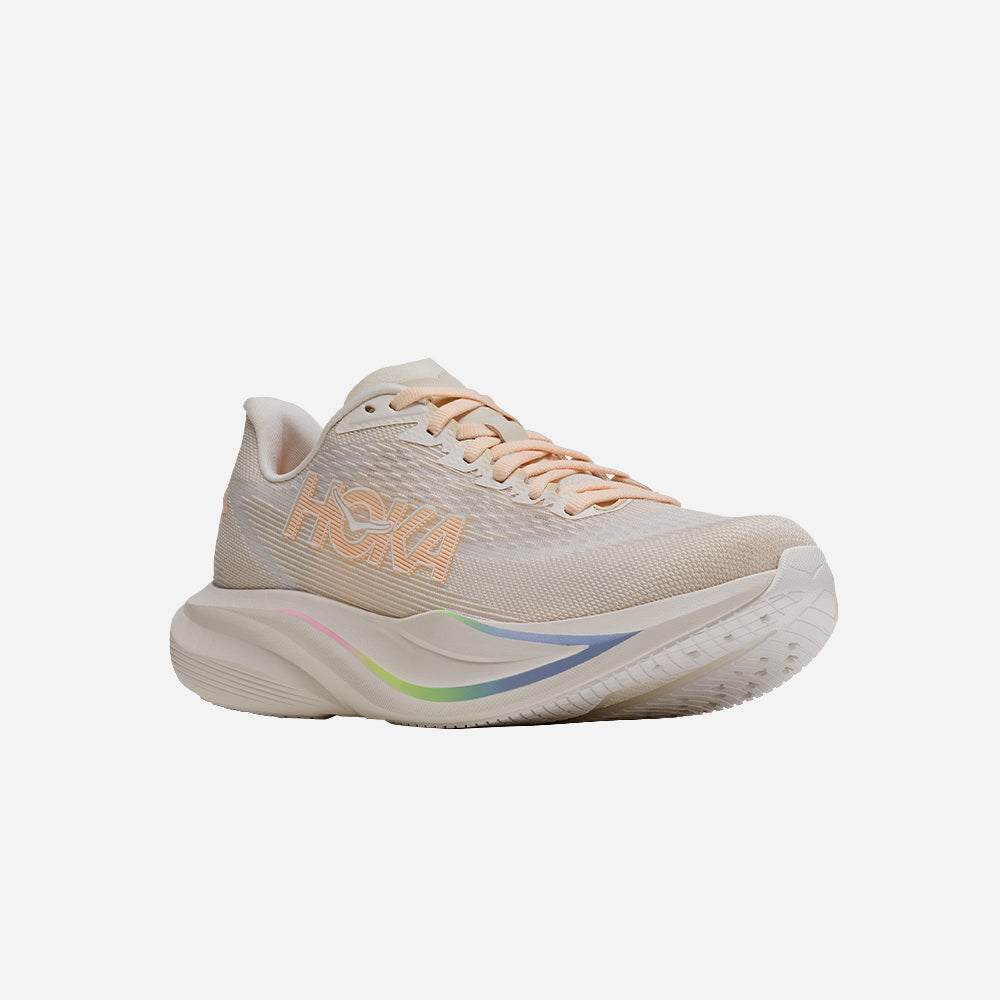 Giày Chạy Bộ Nữ HOKA Mach 7 Wide - Be - Supersports Vietnam