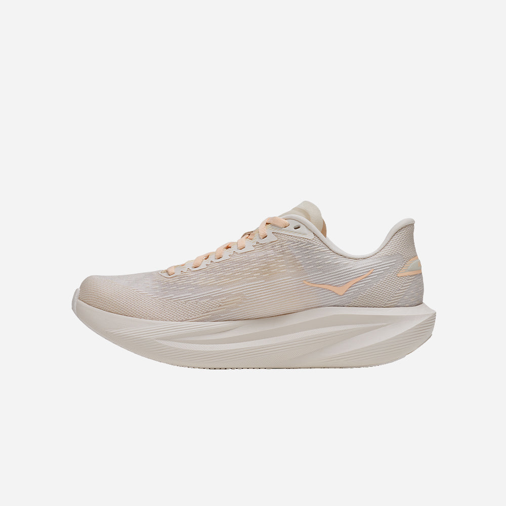 Giày Chạy Bộ Nữ HOKA Mach 7 Wide - Be - Supersports Vietnam