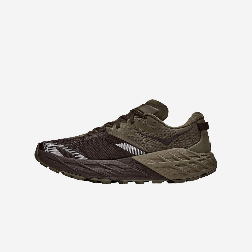 Giày Chạy Trail Nam HOKA Speedgoat 7 Wide - Xanh Quân Đội