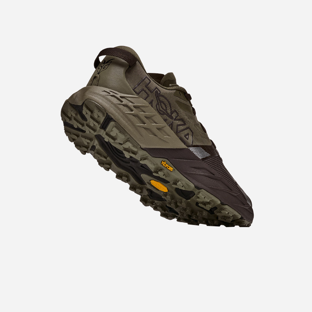 Giày Chạy Trail Nam HOKA Speedgoat 7 Wide - Xanh Quân Đội