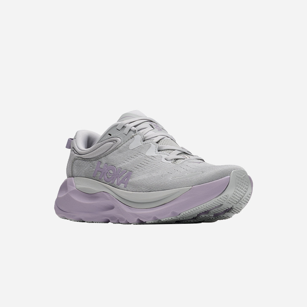 Giày Chạy Bộ Nữ HOKA Gaviota 6 Wide - Xám