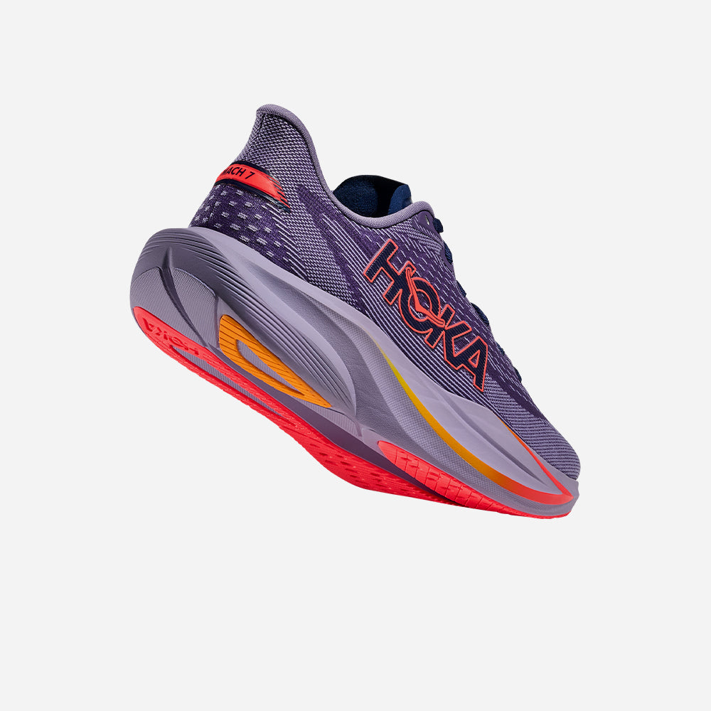 Giày Chạy Bộ Nữ HOKA Mach 7 - Tím - Supersports Vietnam