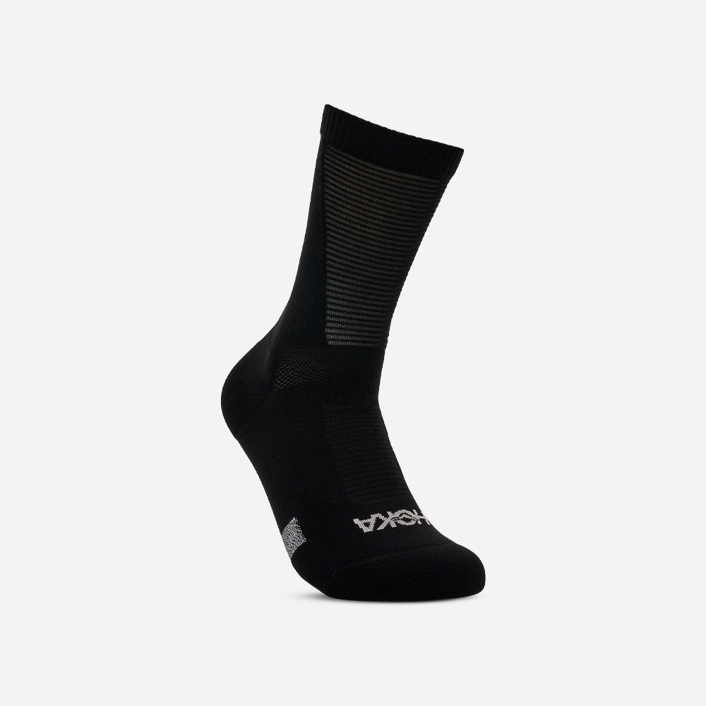 Vớ Thể Thao HOKA Race Day Crew - Đen - Supersports Vietnam