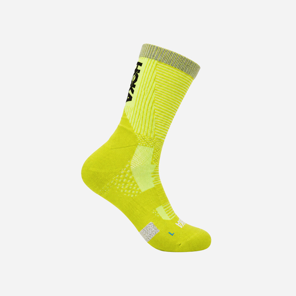 HOKA Race Day Crew Sock - Yellow