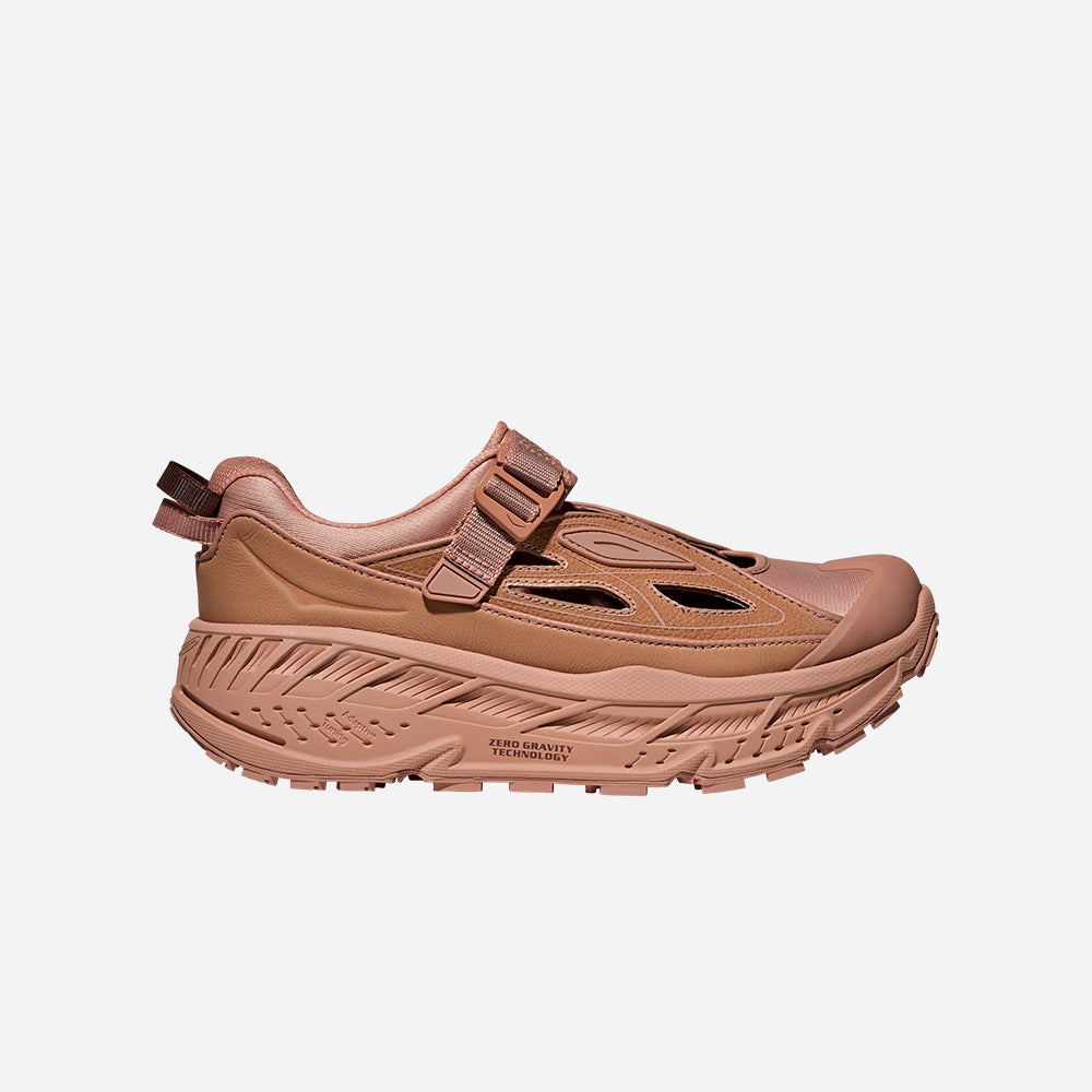 Giày Sneaker Unisex HOKA Stinson Breeze - Nâu - Supersports Vietnam