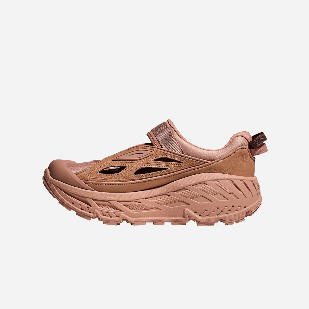 Giày Sneaker Unisex HOKA Stinson Breeze - Nâu - Supersports Vietnam