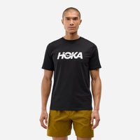 Men's HOKA Core Logo Ctn T-Shirt - Black