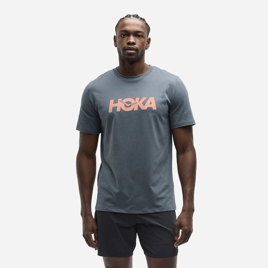 Áo Thun Nam HOKA Core Logo Ctn - Xanh Navy - Supersports Vietnam