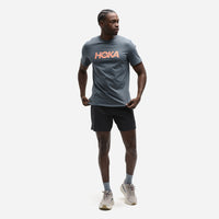 Áo Thun Nam HOKA Core Logo Ctn - Xanh Navy - Supersports Vietnam
