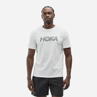 Men's HOKA Core Logo Ctn T-Shirt - White
