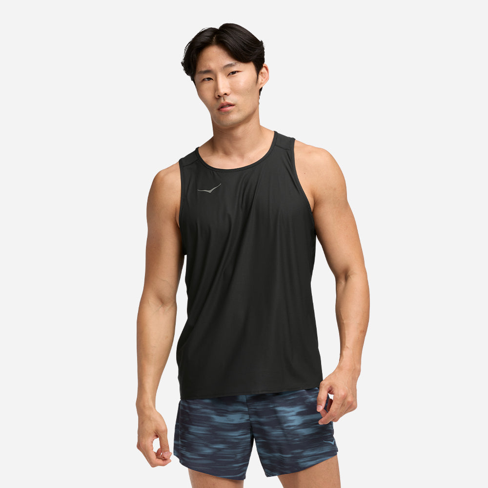 Áo Ba Lỗ Nam HOKA Airolite 2.0 - Đen - Supersports Vietnam