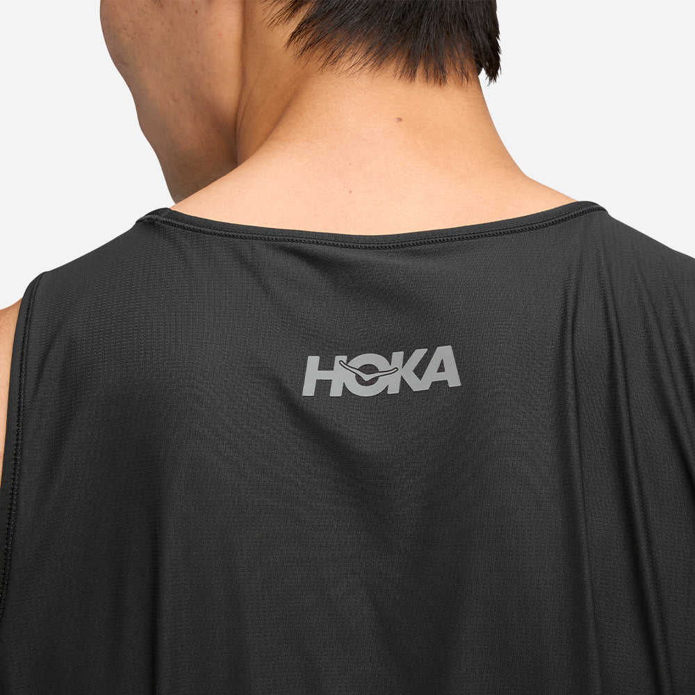 Áo Ba Lỗ Nam HOKA Airolite 2.0 - Đen - Supersports Vietnam