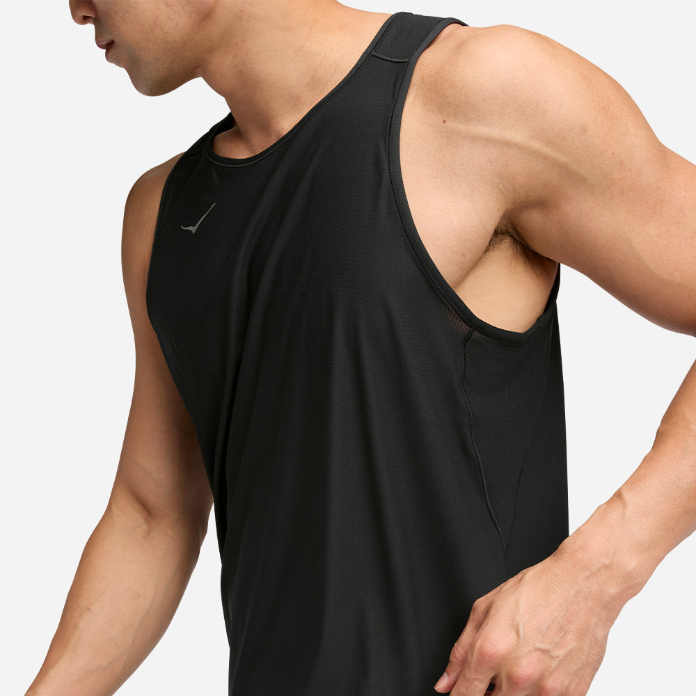 Áo Ba Lỗ Nam HOKA Airolite 2.0 - Đen - Supersports Vietnam