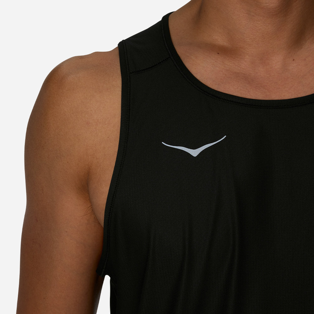 Áo Ba Lỗ Nam HOKA Airolite 2.0 - Đen - Supersports Vietnam