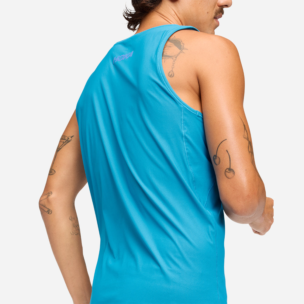 Áo Ba Lỗ Nam HOKA Airolite 2.0 - Xanh Dương - Supersports Vietnam