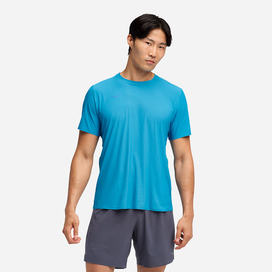 Áo Thun Nam HOKA Airolite Short Sleeve 2.0 - Xanh Dương - Supersports Vietnam