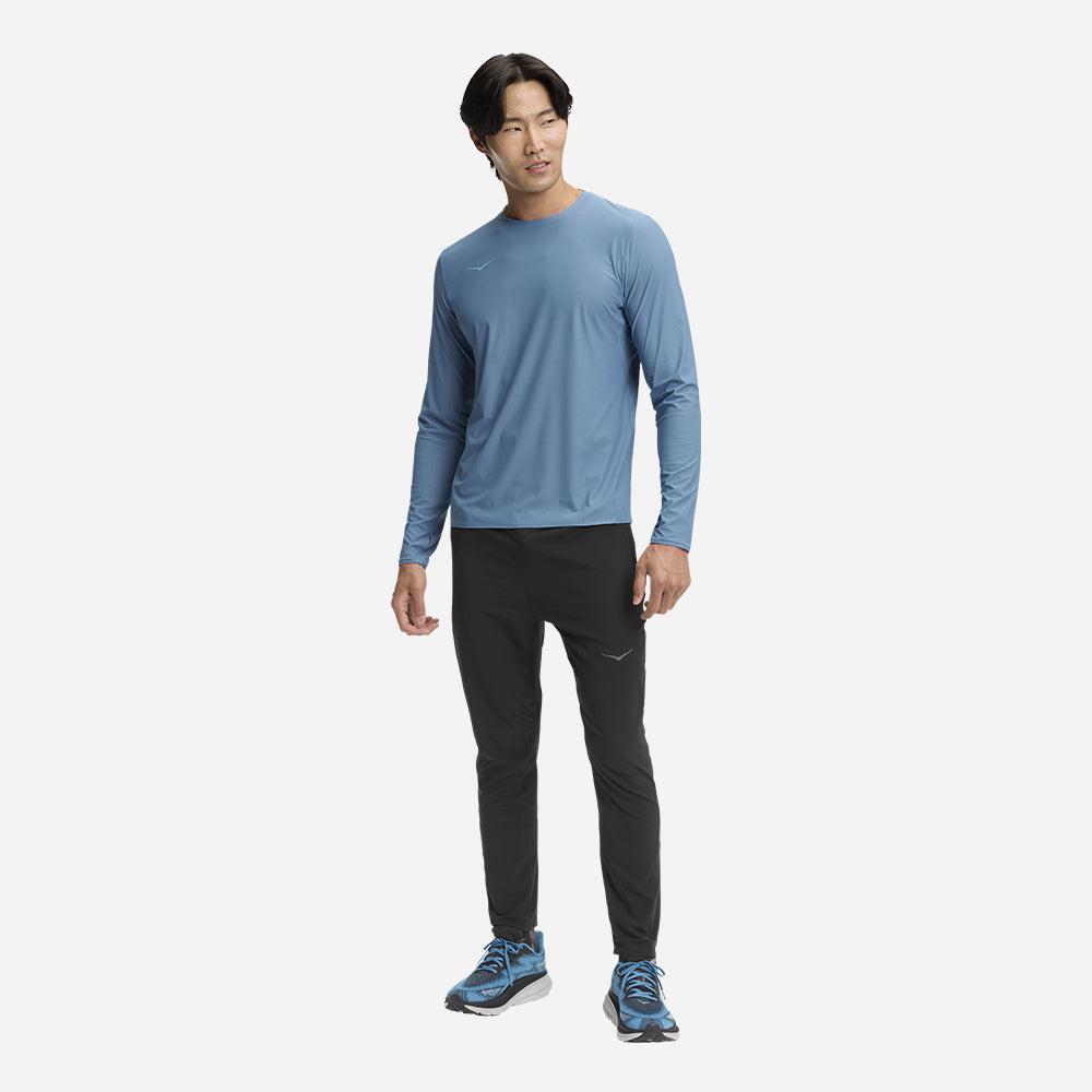 Áo Thun Nam HOKA Airolite Long Sleeve 2.0 - Xanh Dương - Supersports Vietnam