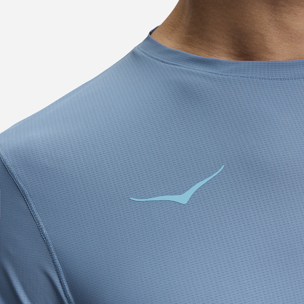 Áo Thun Nam HOKA Airolite Long Sleeve 2.0 - Xanh Dương - Supersports Vietnam