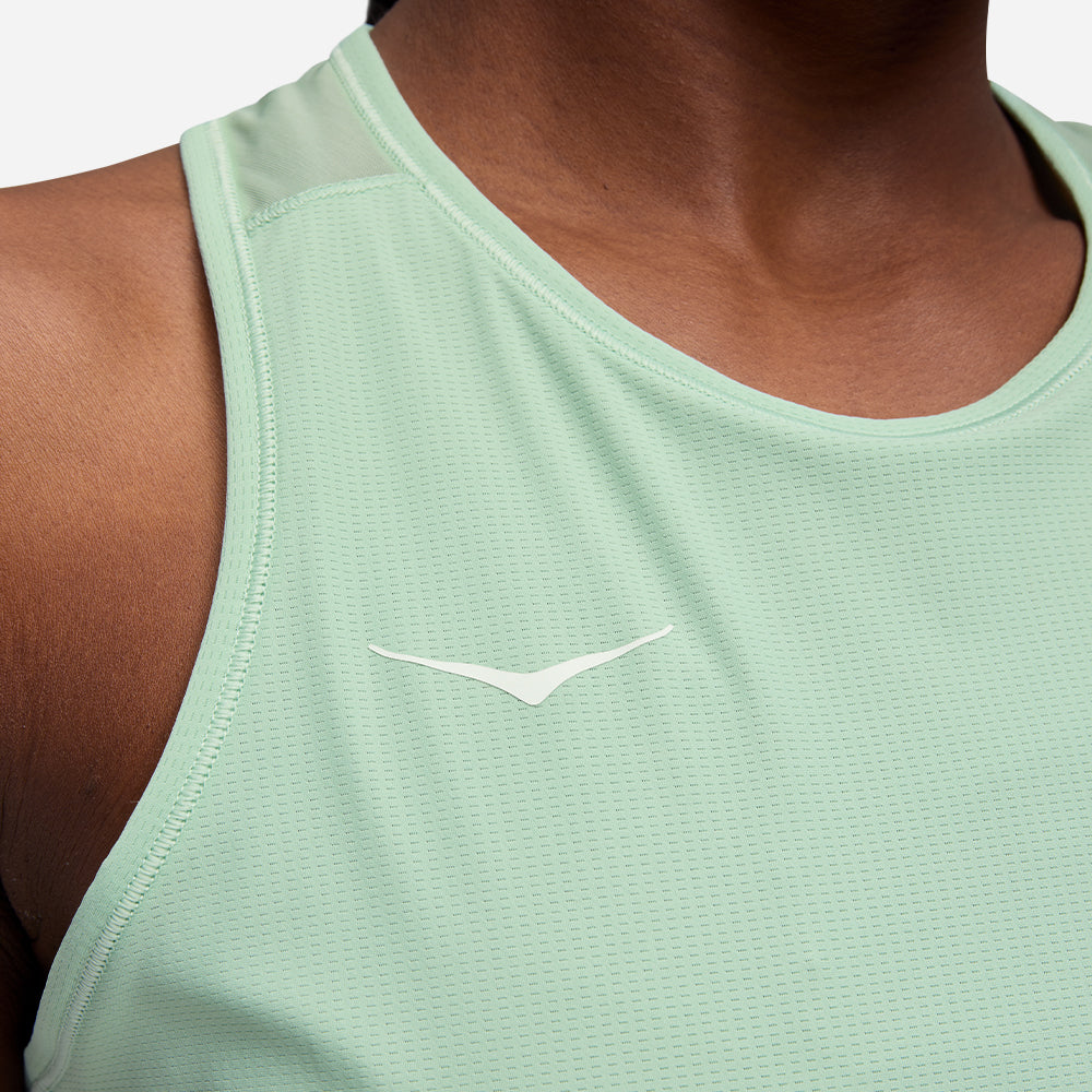 Áo Ba Lỗ Nữ HOKA Airolite 2.0 - Xanh Lá - Supersports Vietnam