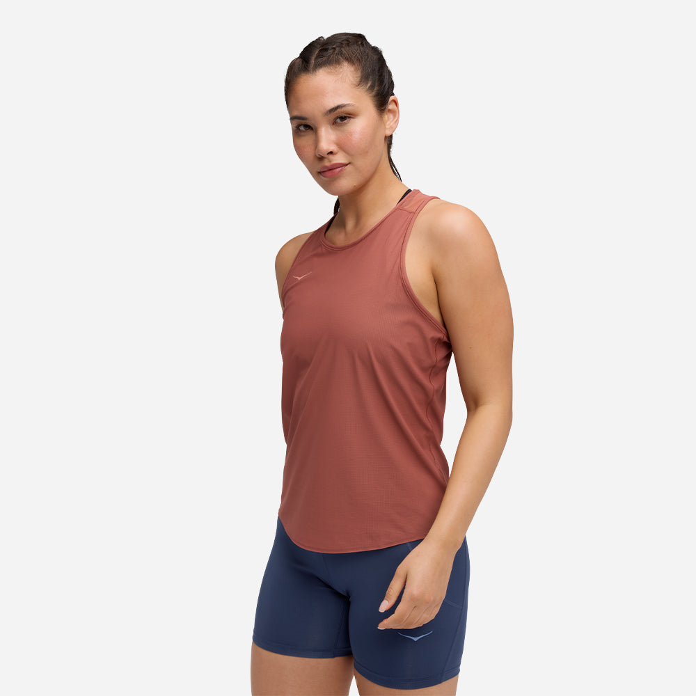 Áo Ba Lỗ Nữ HOKA Airolite 2.0 - Hồng - Supersports Vietnam