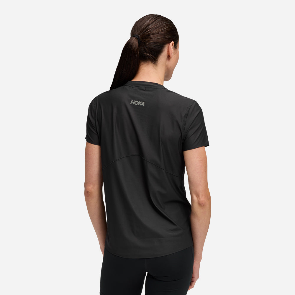 Áo Thun Nữ HOKA Airolite Short Sleeve 2.0 - Đen - Supersports Vietnam