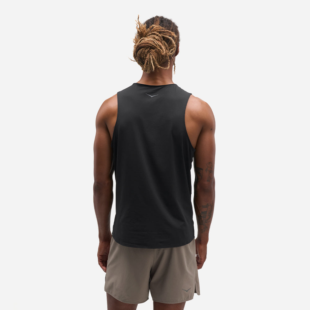 Áo Ba Lỗ Nam HOKA Everyrun - Đen - Supersports Vietnam