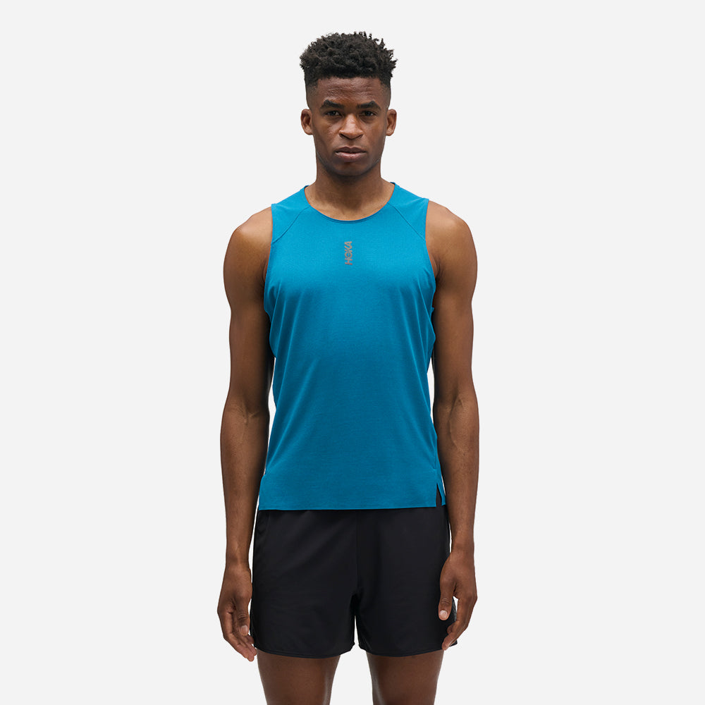 Áo Ba Lỗ Nam HOKA Everyrun - Xanh Dương - Supersports Vietnam