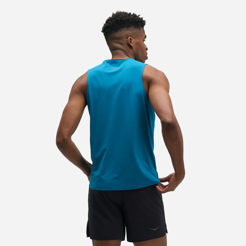 Áo Ba Lỗ Nam HOKA Everyrun - Xanh Dương - Supersports Vietnam