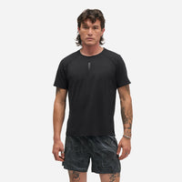 Áo Thun Nam HOKA Everyrun Short Sleeve - Đen - Supersports Vietnam